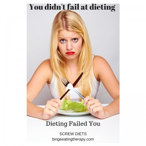 You didn't fail at dieting
