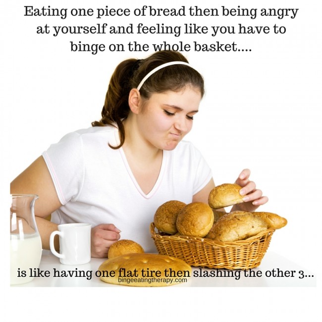 binge eating junk food