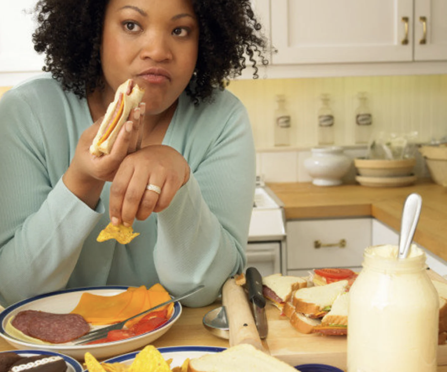 Step-by-step guide on how to recover from a binge eating episode.